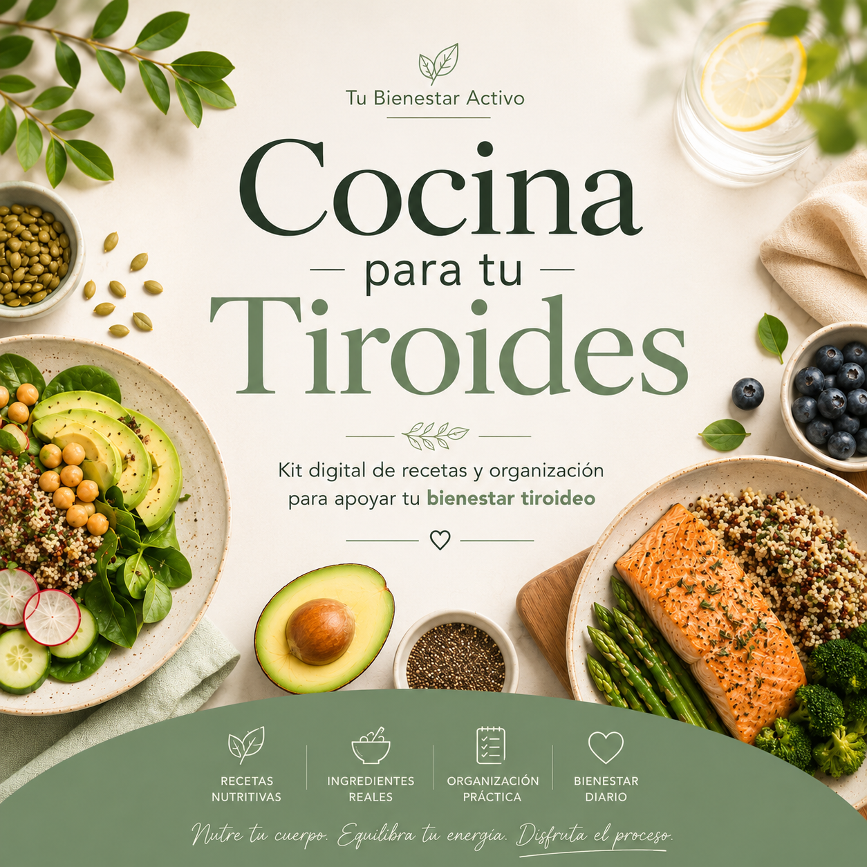KIT Cocina para tu Tiroides + 3 regalos